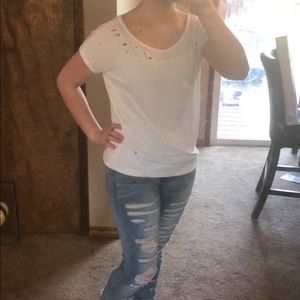 Express Distressed T-shirt